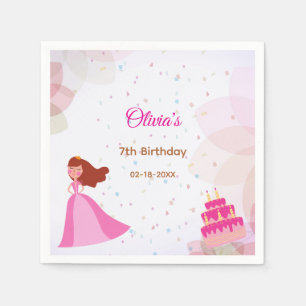 Elegant Disney princess birthday Napkin