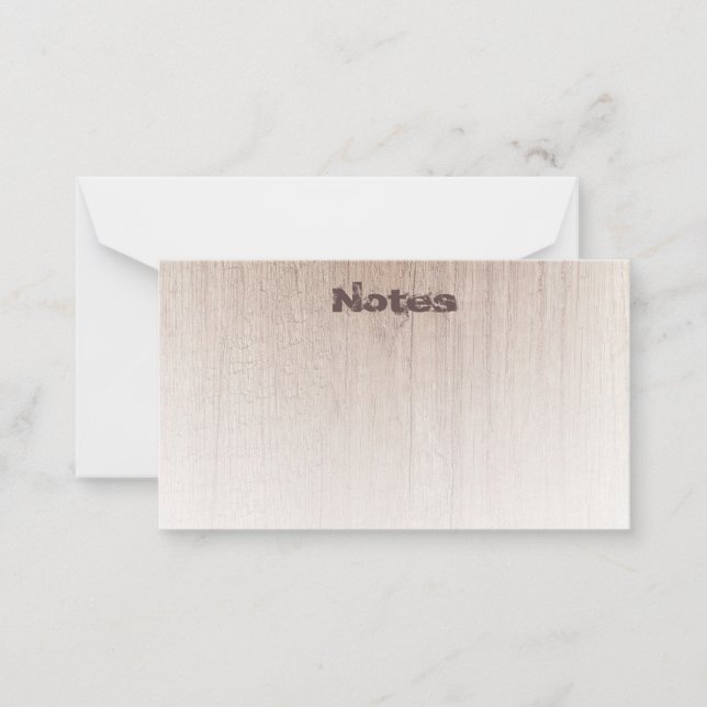 Elegant Distressed Text Wood Look Modern Template (Front)