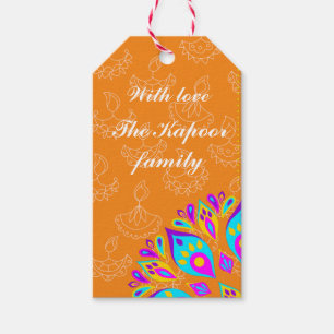 Elegant Diwali  Gift Tags