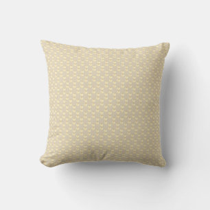 Elegant Dotted Geometric Pattern Throw Pillow
