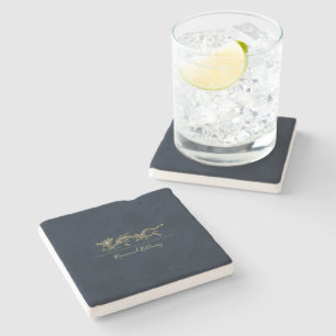 Elegant Dragon Stone Coaster