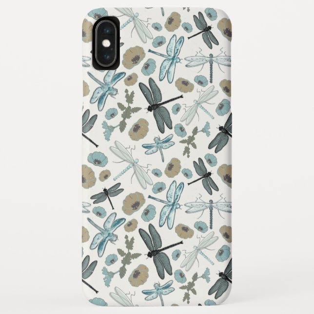Elegant Dragonflies Pattern Case-Mate iPhone Case (Back)