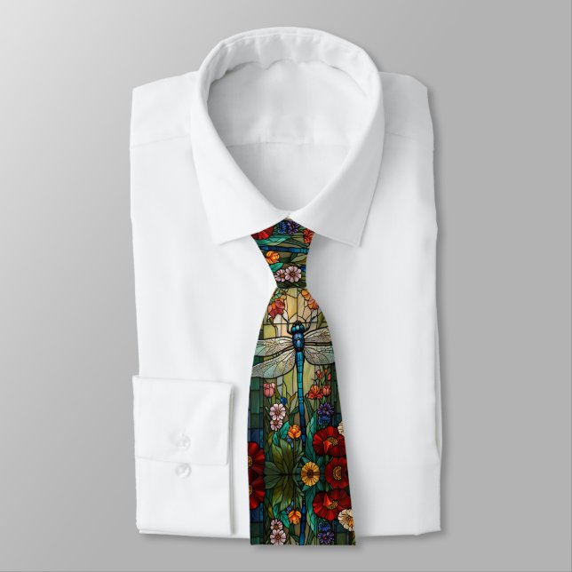 Elegant dragonfly boho chic tie (Tied)