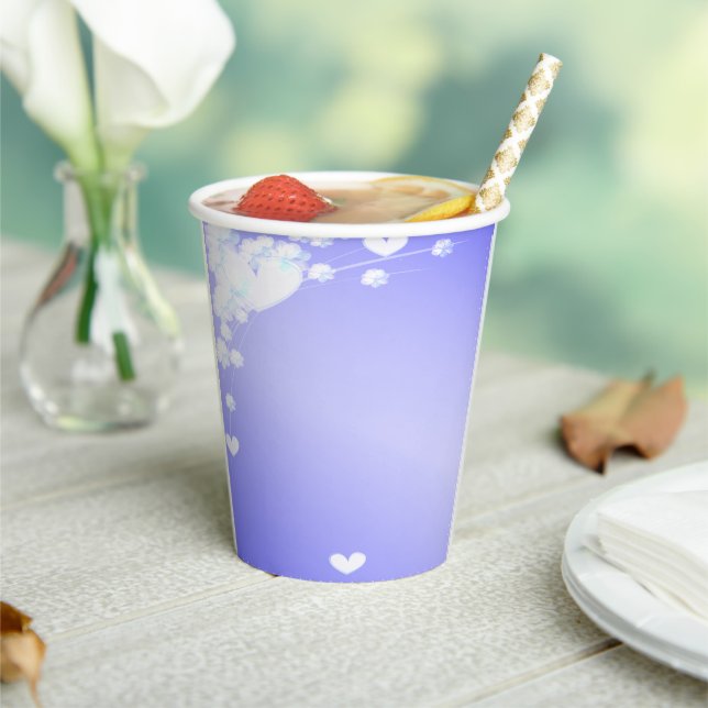Elegant Dreamy  Paper Cups (Insitu)