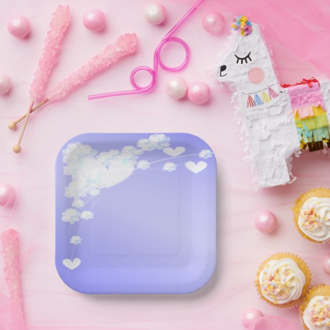 Elegant Dreamy  Paper Plate (Party)