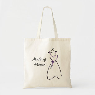 Elegant Dress Design with Customizable Slogan Tote Bag