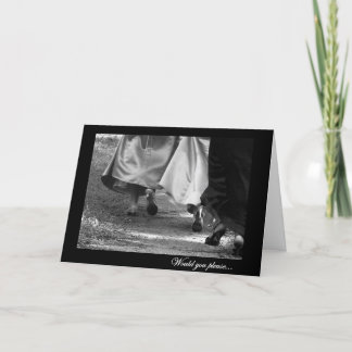 Elegant Dresses Matron of Honour Greeting Card