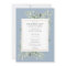 Elegant Dusty Blue Greenery Bridesmaids Luncheon