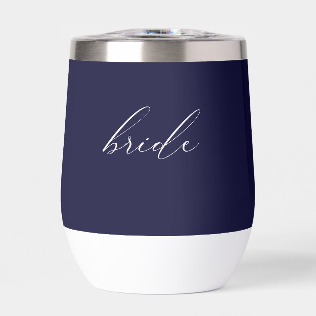 Elegant Dusty Blue Navy Floral Wedding  (Avant)