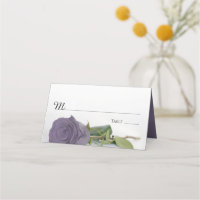 Elegant Dusty Purple Rose Wedding Write-In