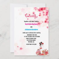 Elegant Dusty Rose, Burgundy Pink Floral Wedding 