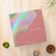 Elegant Dusty Rose Pink Holographic