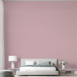Elegant Dusty Rose Pink Plain Solid Colour Bedroom Wallpaper
