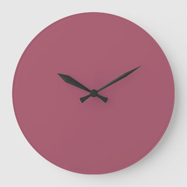 Elegant dusty rose Throw Pillow Large Clock (Front)