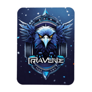 Elegant Eagle Logo Save the Date Card   Modern Min Magnet