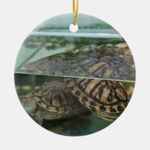 Elegant Earthy-Toned Holiday Ornament