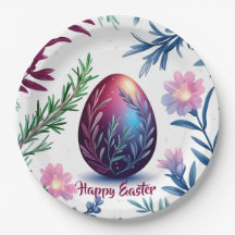Elegant Easter Egg Botanical Art
