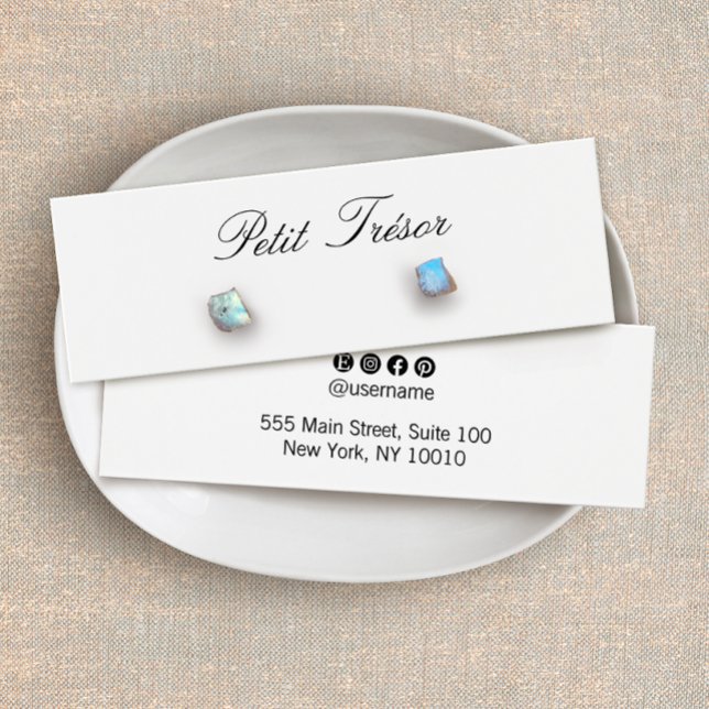 Élégant écran d'oreille de script Stud (Créateur téléchargé)