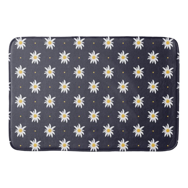 Elegant Edelweiss Bath Mat (Front)