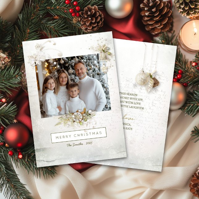 Elegant Editable Christmas Card Photo (Creator Uploaded)