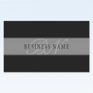 Elegant Editable Script Business Name/other Text Sticker