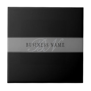 Elegant Editable Script Business Name/other Text Tile
