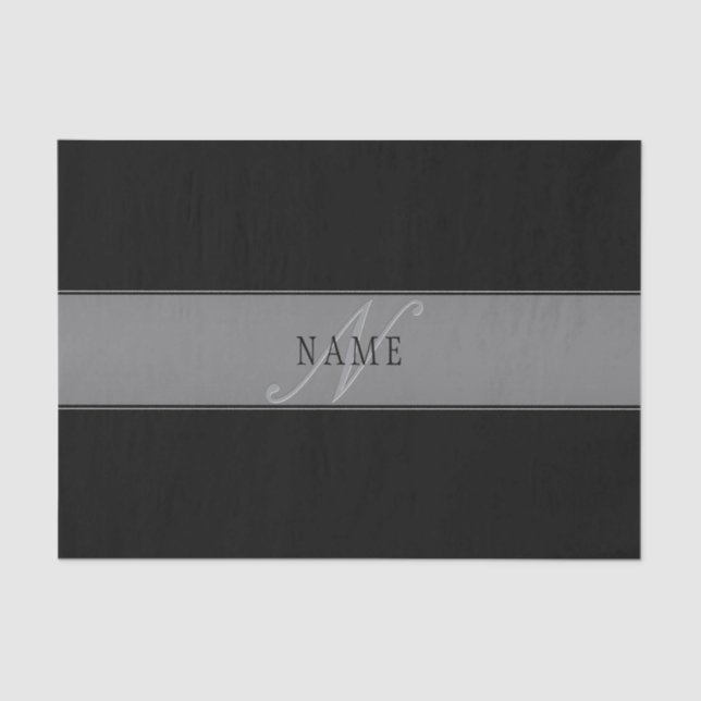 Elegant Editable Script Business Name/other Text Tissue Paper (Front)