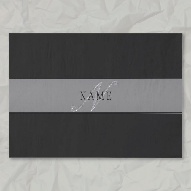 Elegant Editable Script Business Name/other Text Tissue Paper (Creator Uploaded)