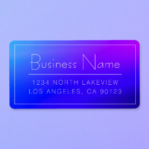 Elegant Editable Text & Modern Return Address Label