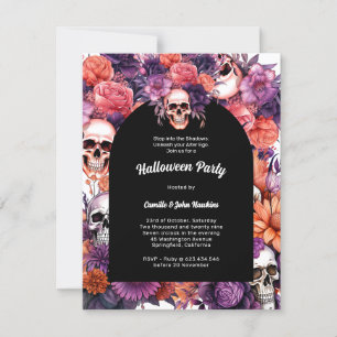 Elegant Eerie Affair: A Sophisticated Halloween Invitation