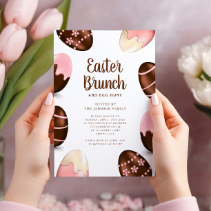 Elegant Egg Hunt And Easter Brunch Invitation