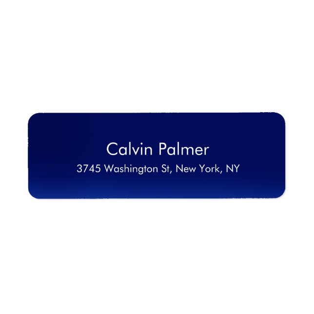 Élégant élégant moderne Night Blue Professional (Devant)