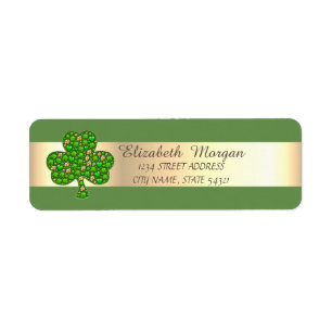 Élégant élégant, Vert, Adresse Shamrock