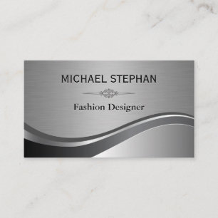 Elegant Element / Silver Luxe Business Card