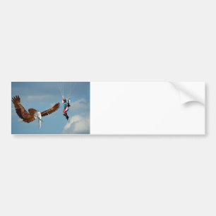 Elegant Elephant Eagle Bumper Sticker
