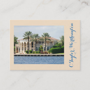 Elegant Elite Real Estate Business Card