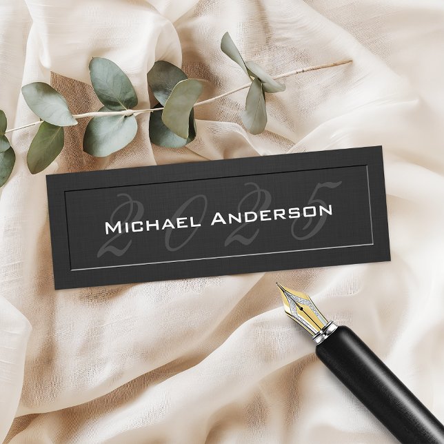 Elegant Embossed Look Senior Class Graduation Calling Card (Creator Uploaded)