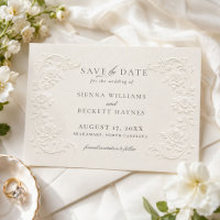 Elegant Embossed Style Vintage Floral