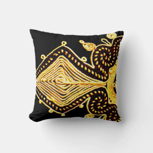 Elegant Embroidery Throw Pillow