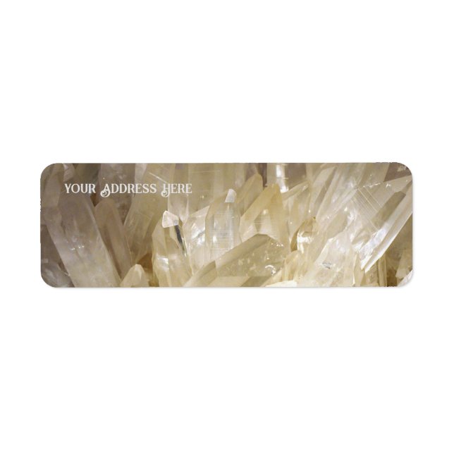 Elegant Energy Graphic Clear Quartz (Front)