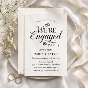 Elegant Engagement Party Invitation