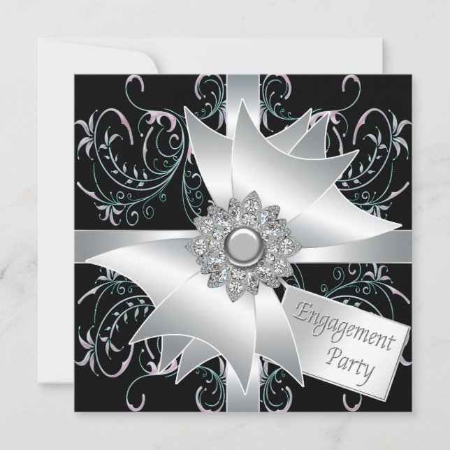 Elegant Engagement Party Invitations (Front)