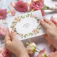 Elegant English Rose Wreath Photo Mother's Day