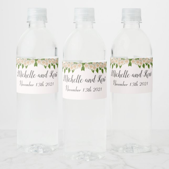 Élégant ensemble de Étiquette de bouteille d'eau M (Bouteilles)