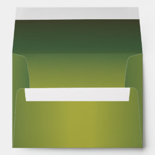 Élégant Enveloppe d'invitation Metallic Green 5 x 
