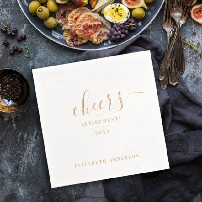 Élégant Envie De Retraite Anniversaire (Créateur téléchargé)