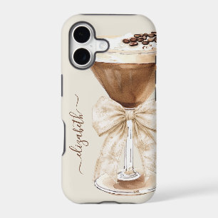 Elegant Espresso Martini Monogrammed