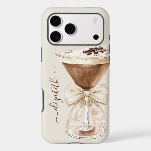 Elegant Espresso Martini Monogrammed