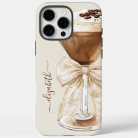 Elegant Espresso Martini Monogrammed