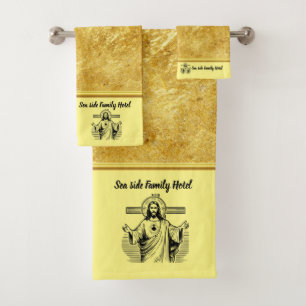 Elegant Essentials for Seaside Family Hotel Bath Towel Set